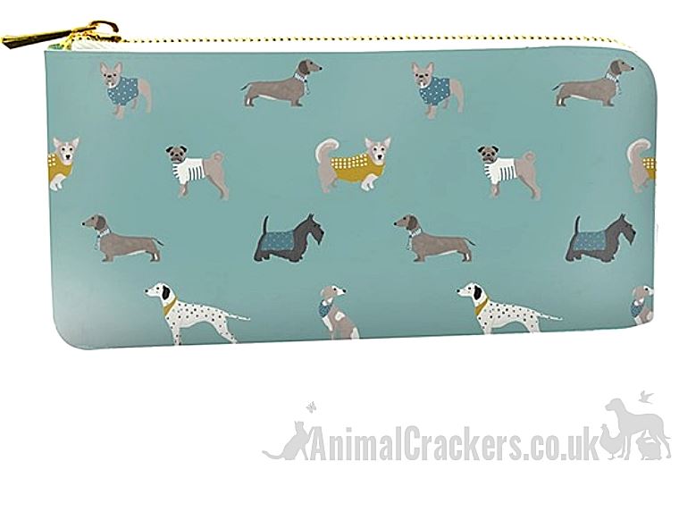 Dogs design Purse Wallet zipped compartments Dachshund Frenchie Pug lover gift