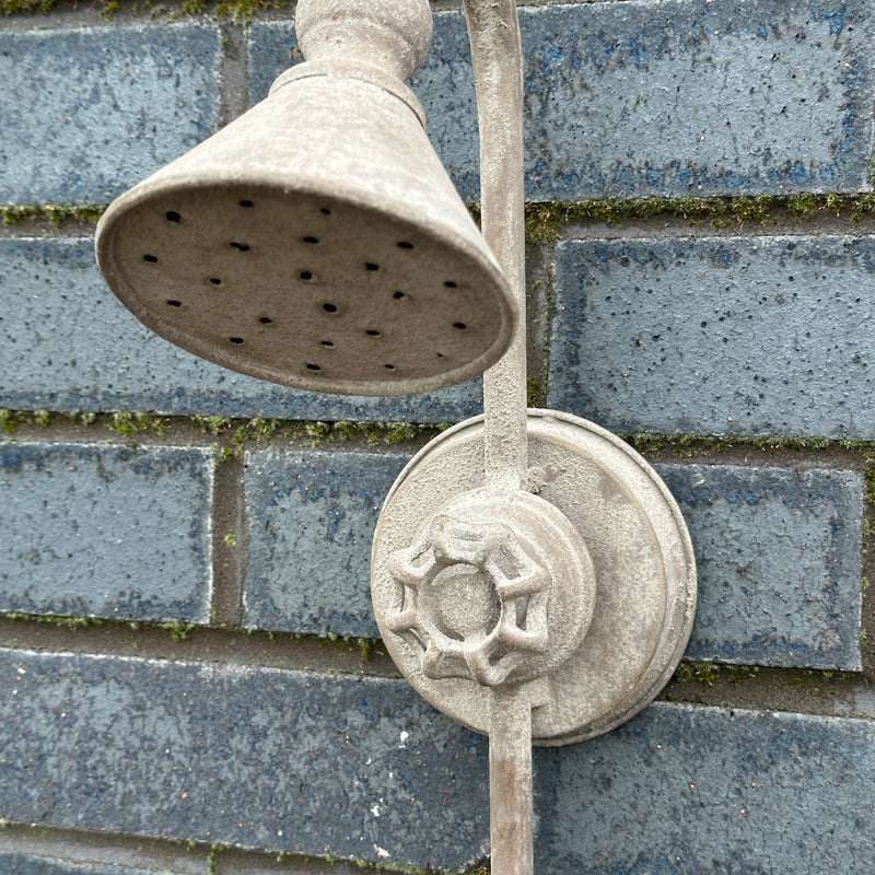 Old Shower Head Bird Bath or Feeder sturdy metal easy hang garden bird lover gift