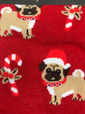 Novelty Christmas Pug socks, Unisex and One Size, quality cotton mix socks from 'Sock Society' (Copy)