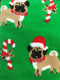 Novelty Christmas Pug socks, Unisex and One Size, quality cotton mix socks from 'Sock Society' (Copy)