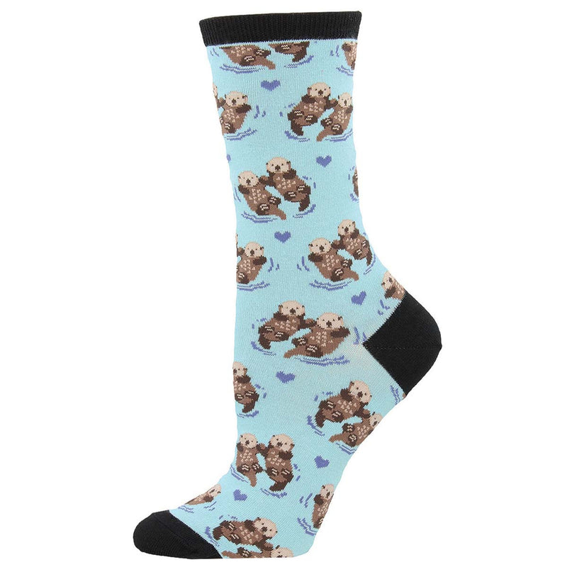 Socksmith 'SIGNIFICANT OTTER' Otter design Women's quality Cotton mix crew socks