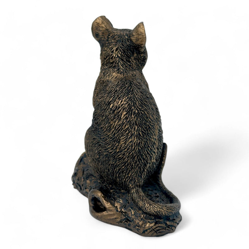 Mouse with Acorn figurine, Leonardo Reflections Bronzed range, gift boxed