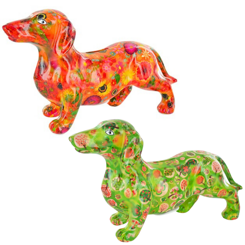 Pomme Pidou 'Frankie' Dachshund ceramic Money Box