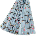 Dachshund Love Hearts lightweight Scarf Pink or Blue/Grey